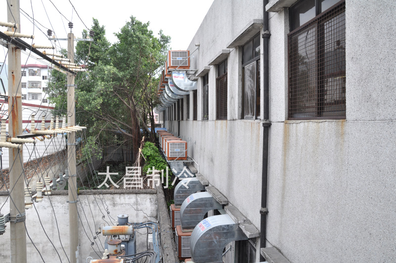 湖北某家五金廠環(huán)?？照{(diào)通風降溫案例